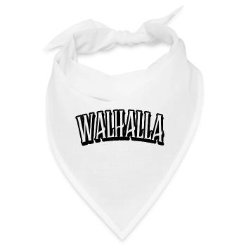 walhalla viking wikinger shirt - Bandana - Weiß - Vorne