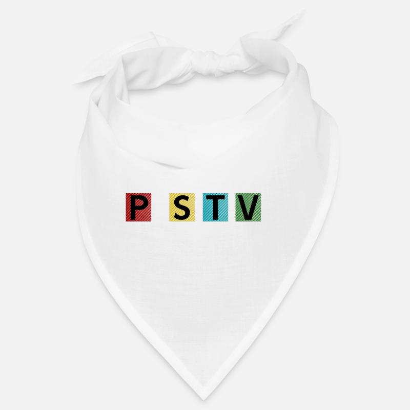 Bewahren Sie immer eine positive Einstellung Design Bandana