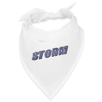 STORM Claim | Sturm Schriftzug - Bandana - Weiß - Vorne