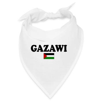 Gazawi gaza - Bandana - Weiß - Vorne