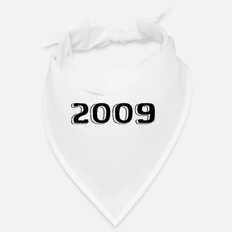 Vintage 2009 Born Birthday Retro 2009 Bandana