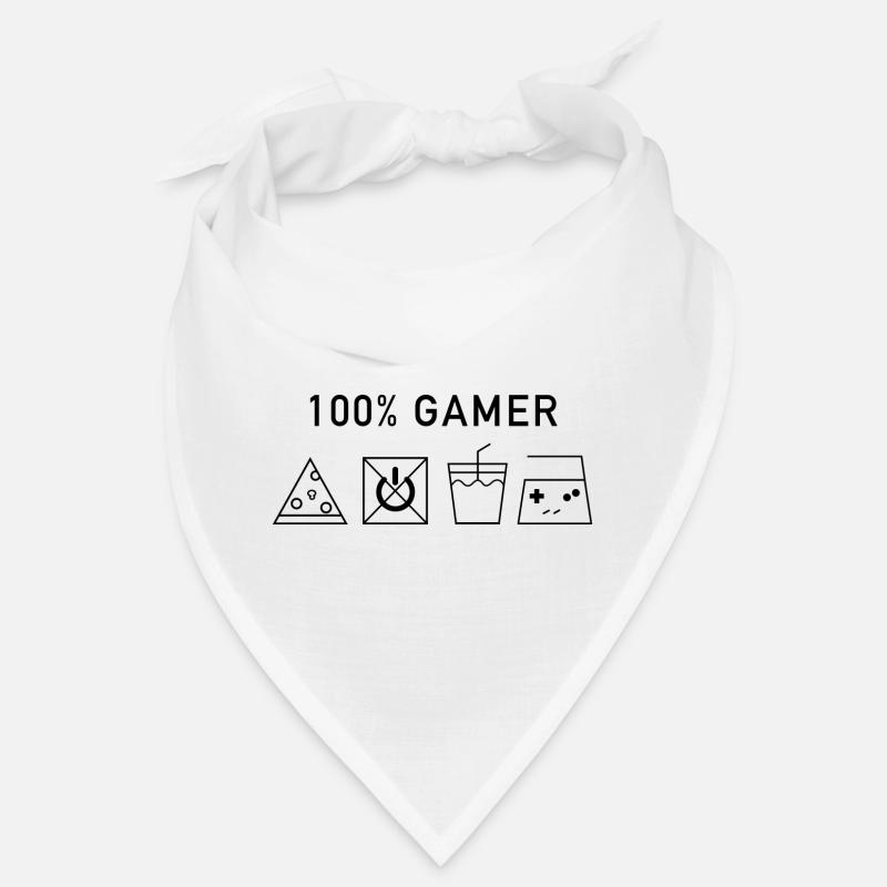 100 Gamer Version Noire Bandana