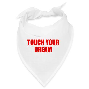 touch you dream - Bandana - Weiß - Vorne