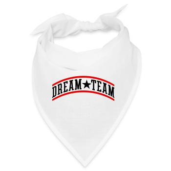 Dream Team Teamwork - Bandana - Weiß - Vorne