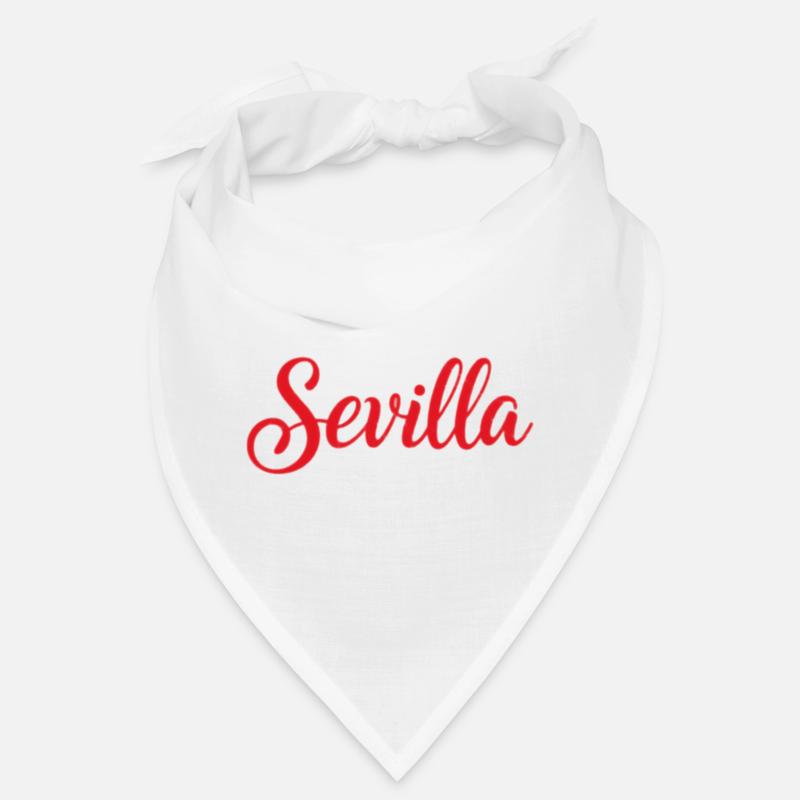 Sevilla Script Rot Pinsel Bandana