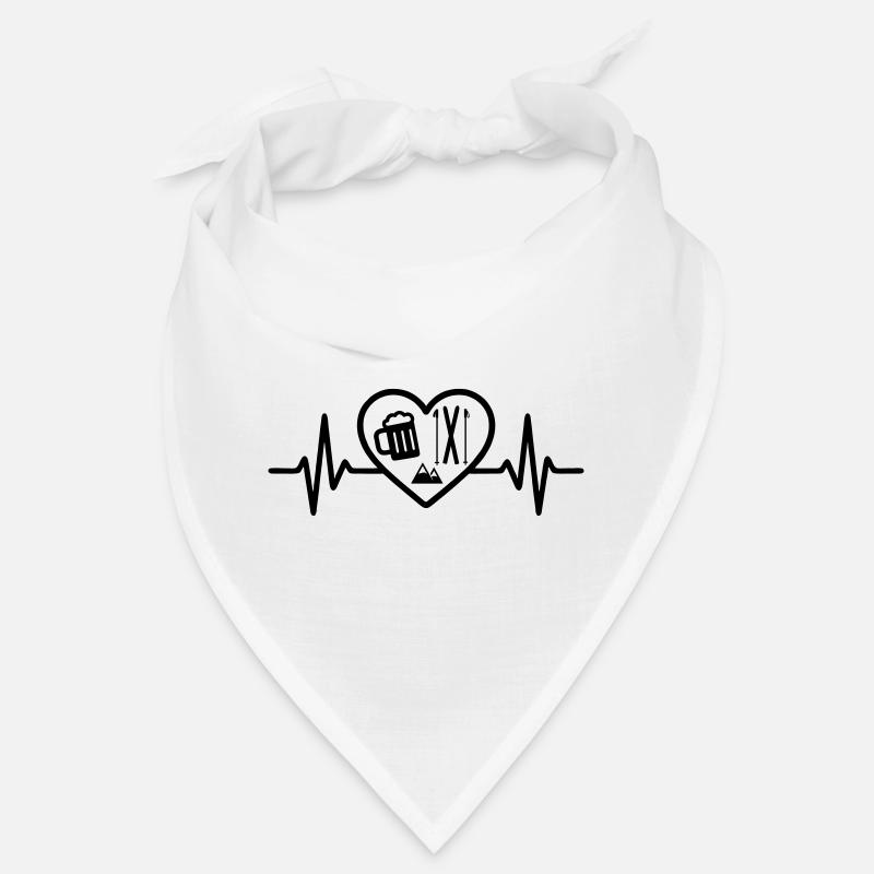 Herz Ski Bier Bandana