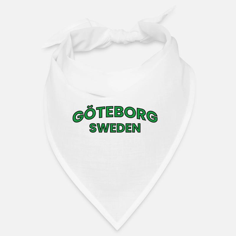 Texte de la ville verte de Göteborg Bandana