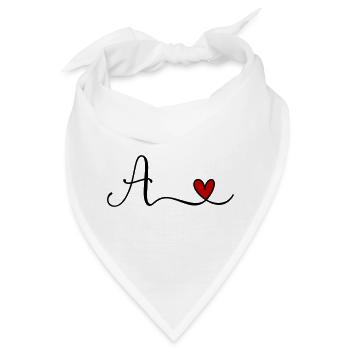 A - Bandana - Weiß - Vorne