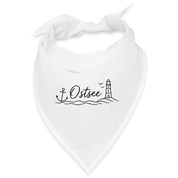 Ostsee - Bandana - Weiß - Vorne