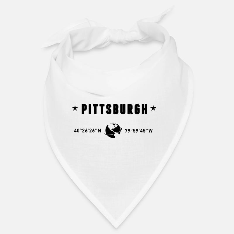 Coordonnées Pittsburgh, Pennsylvanie : Globe GPS Bandana
