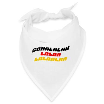 Fußball Germany Deutschland Fanshirt - Bandana - Weiß - Vorne