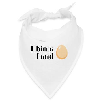 Ich bin ein Landei - Bandana - Weiß - Vorne