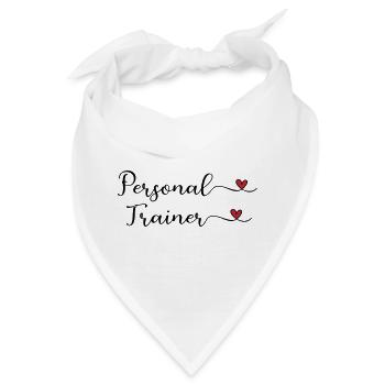 Persönlicher Trainer - Bandana - Weiß - Vorne