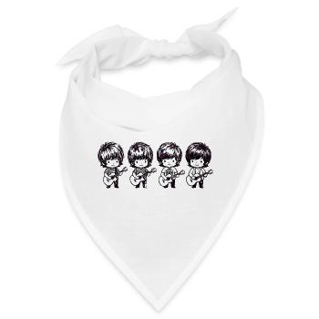 Die fabelhafte Vierband - Bandana - Weiß - Vorne