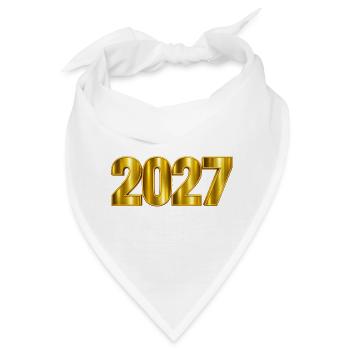 NEU – 2027 Lädt! - Bandana - Weiß - Vorne