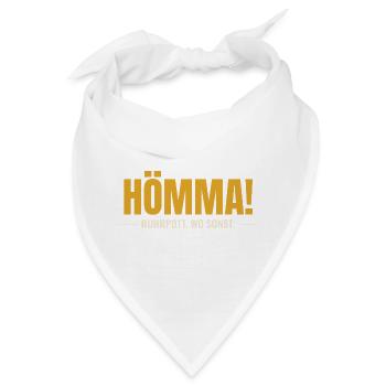 Hömma! Ruhrpott. Wo sonst. - Bandana - Weiß - Vorne
