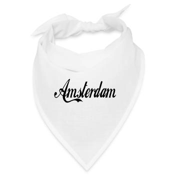 Amsterdam - Bandana - Weiß - Vorne