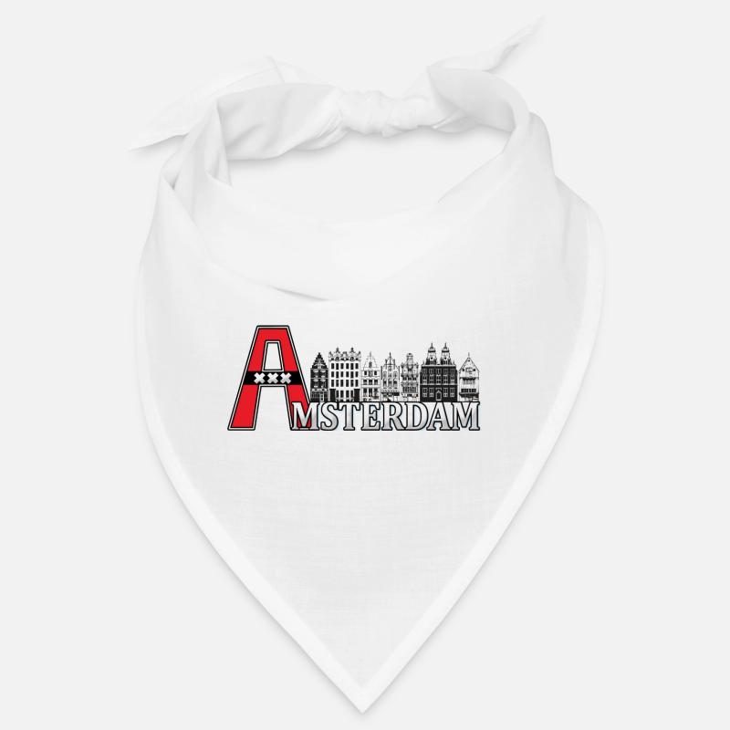 Amsterdam mit einem großen A Bandana