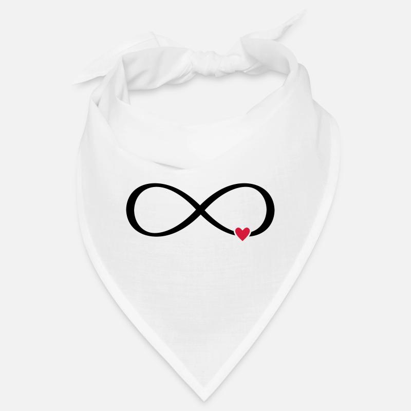 Unendlichkeitszeichen Herz Liebe Geschenk Bandana