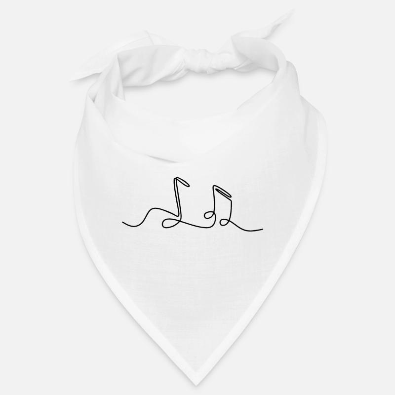00235 musical notes Bandana