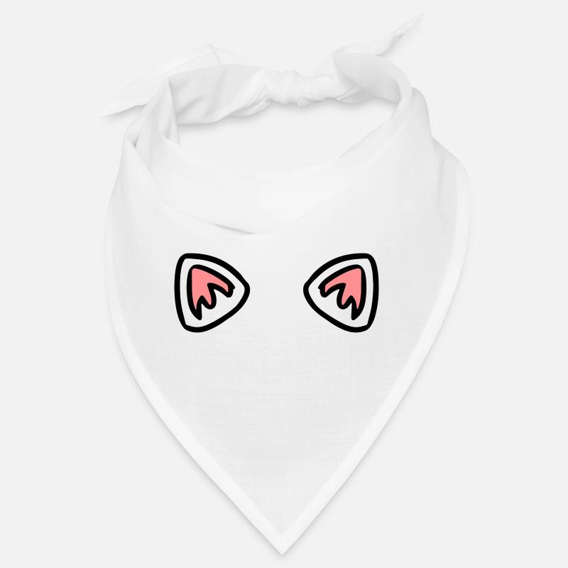 Oreilles chat renard de neige Bandana