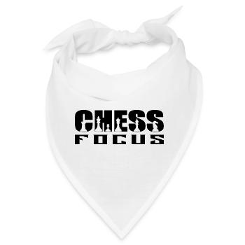 Chess Focus - Bandana - Weiß - Vorne