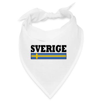 Schweden - Bandana - Weiß - Vorne