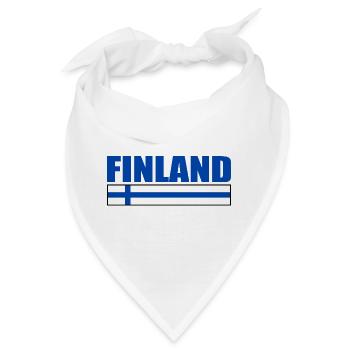 Finnland - Bandana - Weiß - Vorne