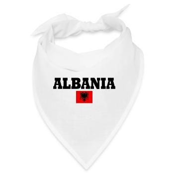 Albanien - Bandana - Weiß - Vorne