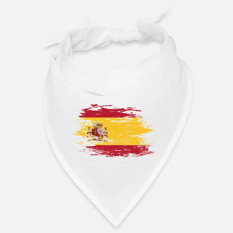 Spanien used - Bandana - Weiß