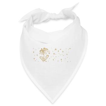 Träume groß - Bandana - Weiß - Vorne