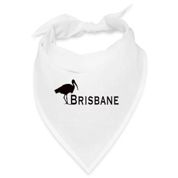 Bin Chicken Brisbane - Bandana - Weiß - Vorne