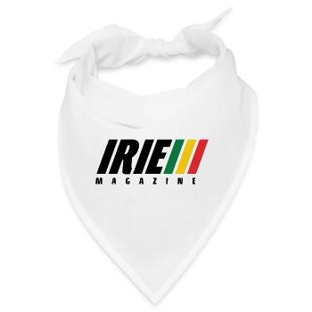 IRIE Magazine Reggae Rasta Roots Music Culture - Bandana - Weiß - Vorne