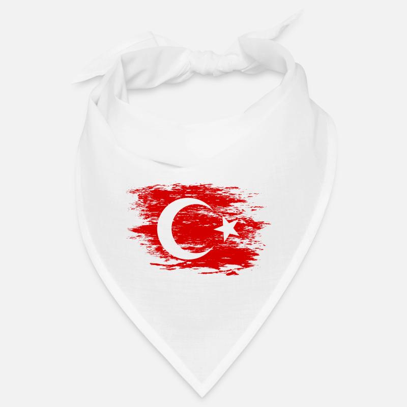 Drapeau de la Turquie utilisé Bandana