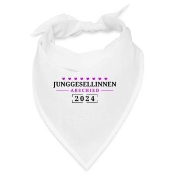 Jga 2024 Junggesellinnenabschied - Bandana - Weiß - Vorne