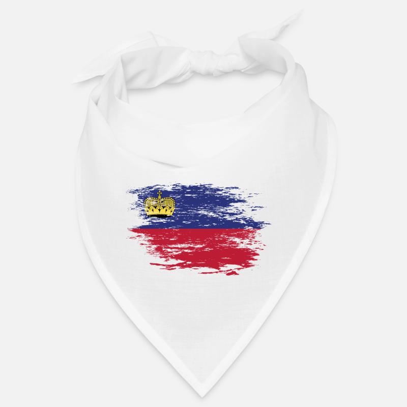 Drapeau du Liechtenstein utilisé Bandana