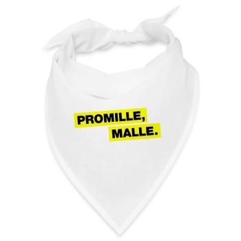 Promille, Malle - Bandana - Weiß - Vorne