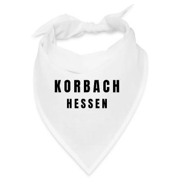 Korbach Hessen - Bandana - Weiß - Vorne