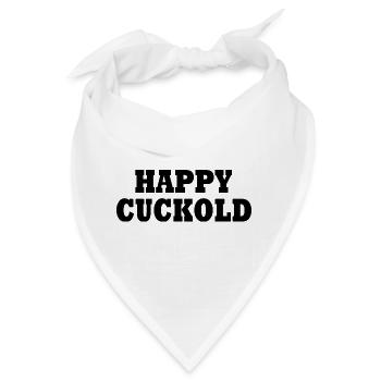 Happy cuckold - Bandana - Weiß - Vorne