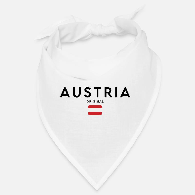 Austrian pride, minimalist sleek design Bandana