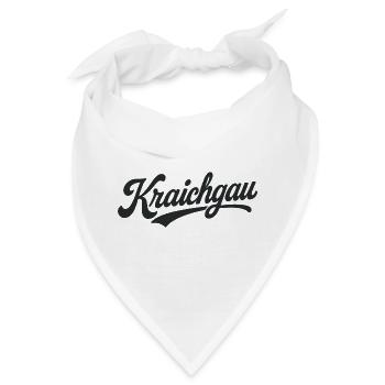 Kraichgau Region Schriftzug - Bandana - Weiß - Vorne