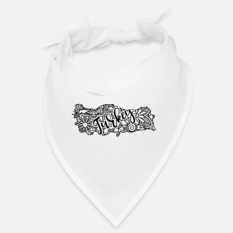 Turkey Map Mandala Istanbul Bosphorus Bandana