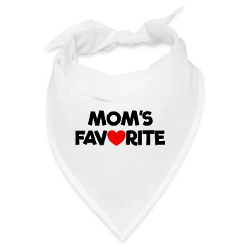 Lieblingskind Mamas Liebling Ich bin Mamas Lieblin - Bandana - Weiß - Vorne