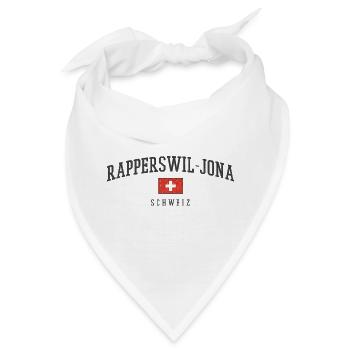 Rapperswil-Jona Schweiz Emblem - Bandana - Weiß - Vorne