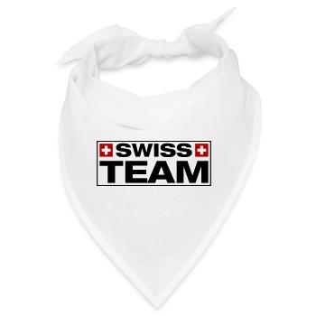 Team Swiss Schweiz - Bandana - Weiß - Vorne