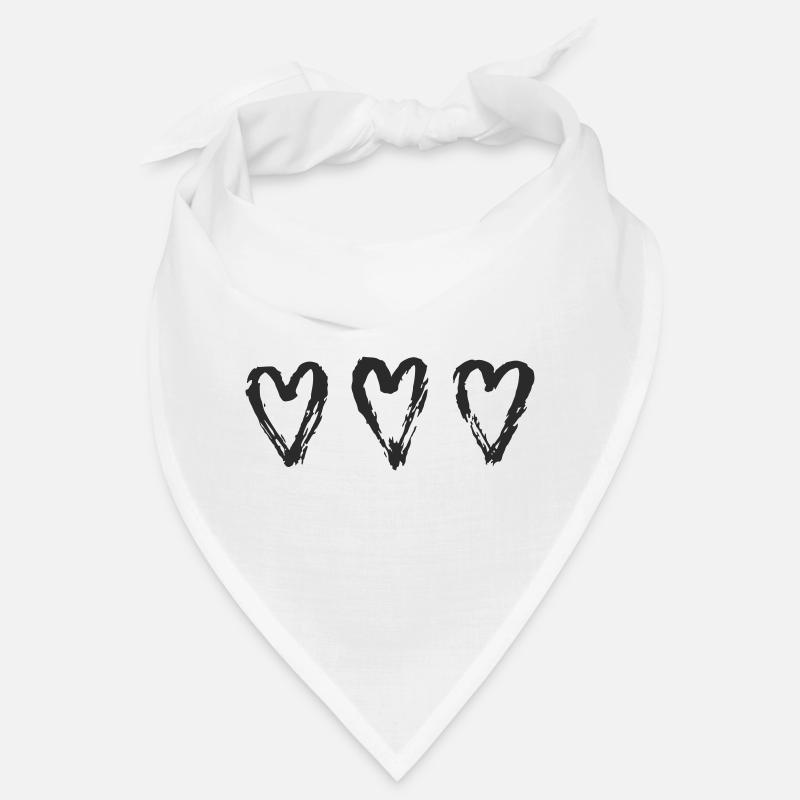 3 Hearts Bandana