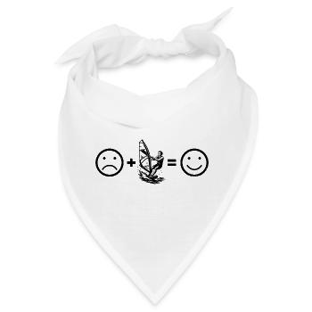 Direkte Windsurfing Aussage - Bandana - Weiß - Vorne