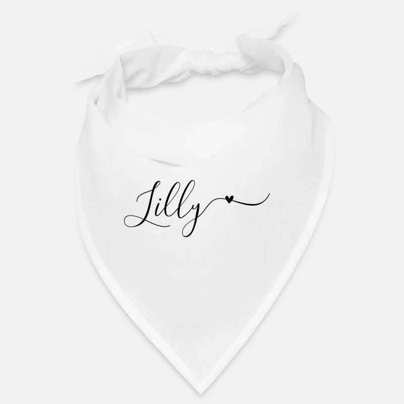 Lilly Name First Name Decorative Bandana