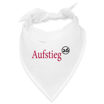 Aufsteiger 2026 Aufstieg - Bandana - Weiß - Vorne