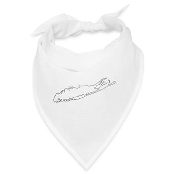 Long Island - Bandana - Weiß - Vorne